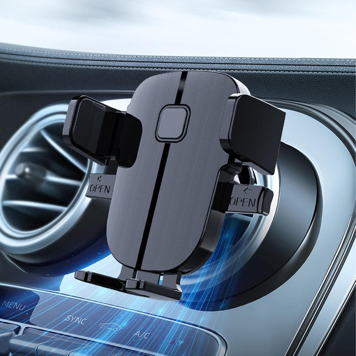 Car Phone Stand,Dashboard Windshield Car Mount Phone Holder | Expandable Rotatable Strong Suction Vent Automobile Cell Phone Holder