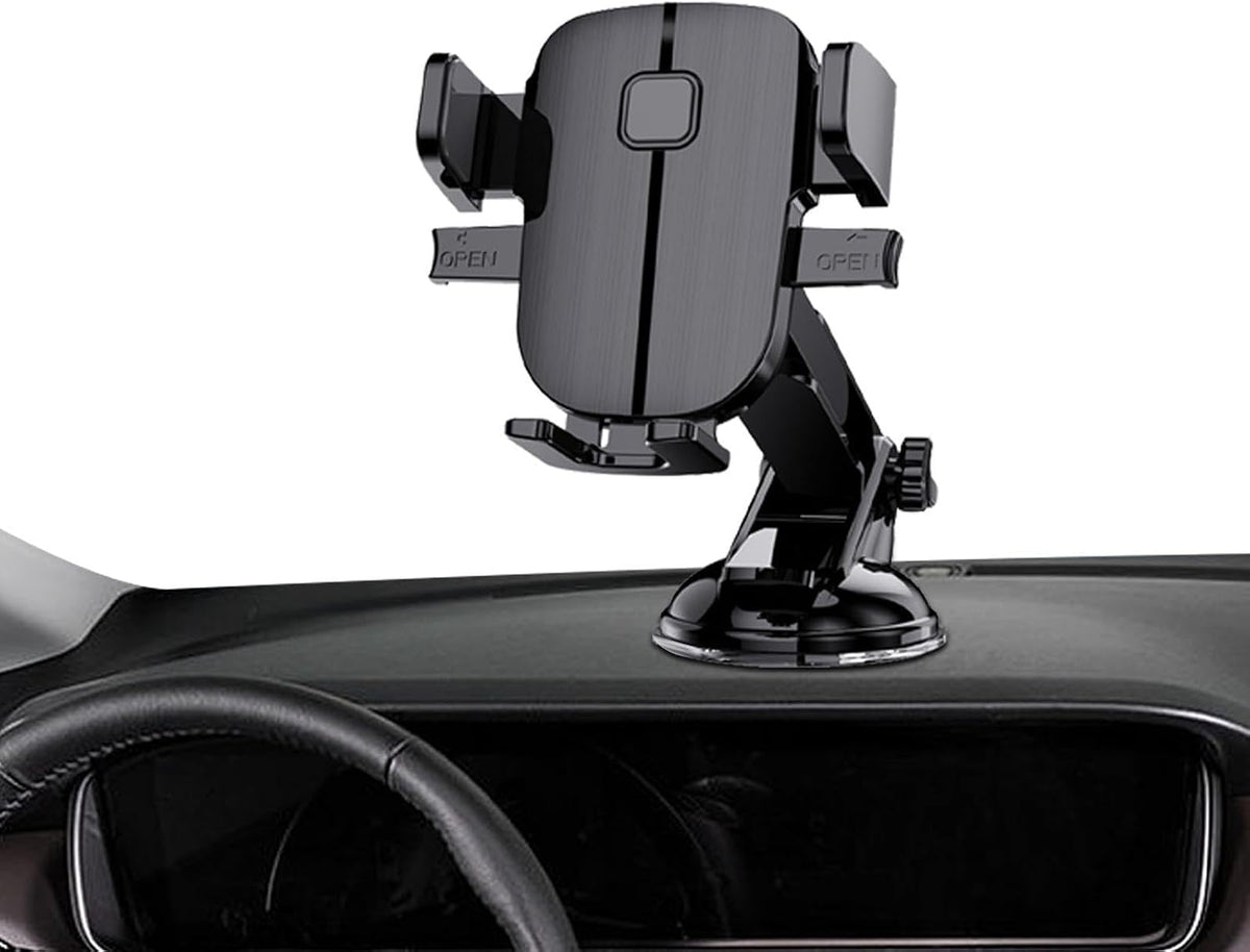 Car Phone Stand,Dashboard Windshield Car Mount Phone Holder | Expandable Rotatable Strong Suction Vent Automobile Cell Phone Holder